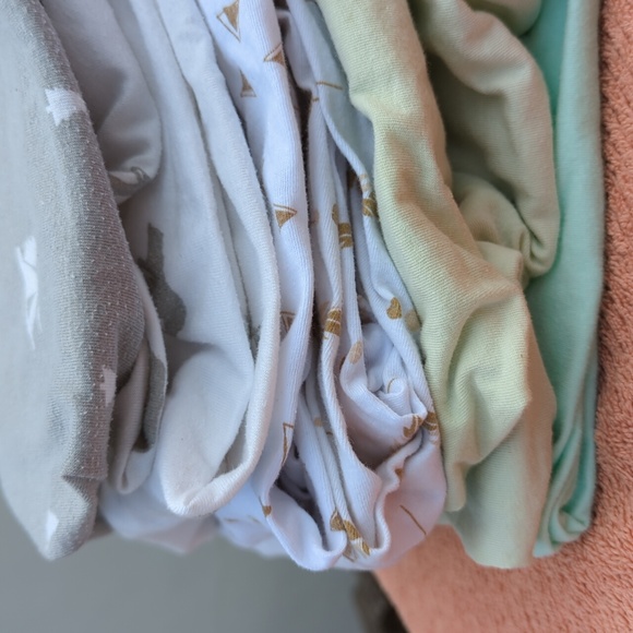 Fitted Sheets For Crib Mattress, 7 Ct Bundle - Picture 2 of 8